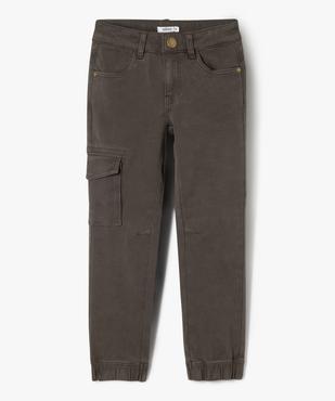 Pantalon cargo bas resserré garçon vue7 - GEMO (ENFANT) - GEMO