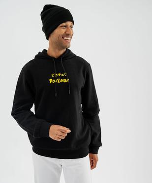 Sweat à capuche imprimé Pikachu homme - Pokémon vue1 - POKEMON - GEMO