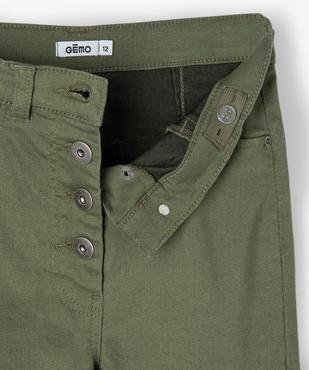 Pantalon fille Ultra Skinny avec poches à rabat vue2 - GEMO (JUNIOR) - GEMO