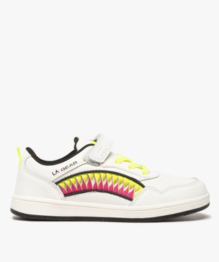 Baskets fille avec bandes colorées et touches fluo – LA Gear vue1 - L.A. GEAR - GEMO