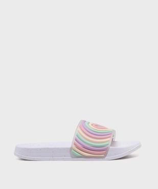 Mules de piscine à motif coeur fille vue1 - GEMO (PLAGE) - GEMO