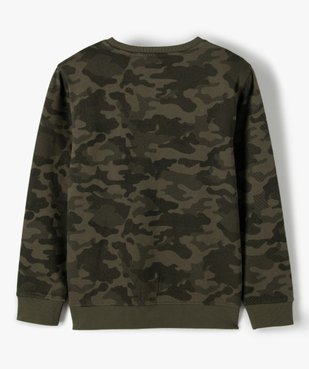 Sweat garçon à motif camouflage vue4 - GEMO (ENFANT) - GEMO