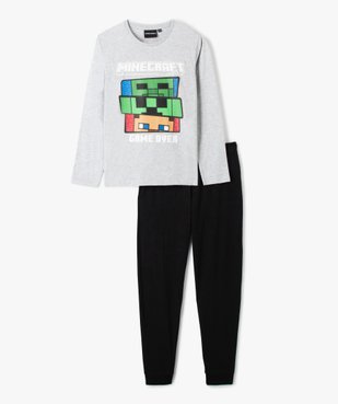 Pyjama garçon avec motif coloré - Minecraft vue1 - MINECRAFT - GEMO