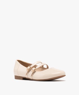 Ballerines vernies avec brides sur le dessus femme vue2 - FOLLOW ME - GEMO