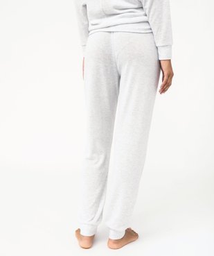 Pantalon de pyjama en maille fine femme vue3 - GEMO 4G FEMME - GEMO