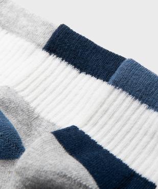 Socquettes tricolores garçon (lot de 3) vue2 - GEMO (ENFANT) - GEMO