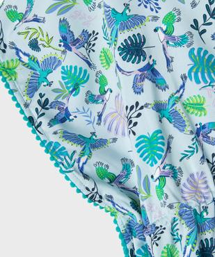 Robe de plage à motifs exotiques fille vue4 - GEMO 4G FILLE - GEMO