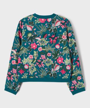 Veste zippée fluide en viscose fleurie fille vue3 - GEMO (ENFANT) - GEMO