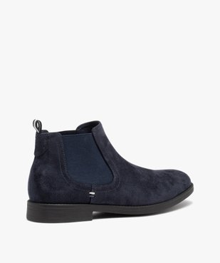 Boots Chelsea en suédine élégantes homme vue5 - GEMO(URBAIN) - GEMO