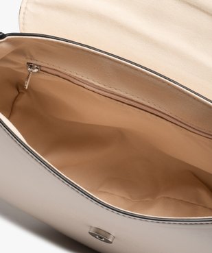 Sac femme rigide avec rabat ajouré vue3 - GEMO (ACCESS) - GEMO