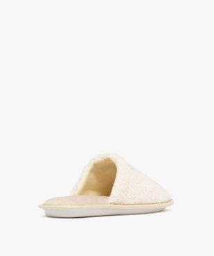 Chaussons mules en textile bouclette avec motif panda femme vue4 - GEMO 4G FEMME - GEMO