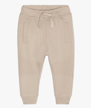 Pantalon bébé garçon avec empiècements fantaisie sur les genoux vue1 - GEMO(BEBE DEBT) - GEMO