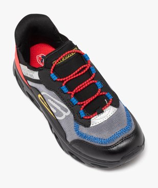 Baskets garçon running multicolores à enfiler - Skechers vue5 - SKECHERS - GEMO