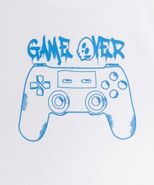 Pyjashort bicolore avec motif jeu vidéo garçon vue2 - GEMO 4G GARCON - GEMO