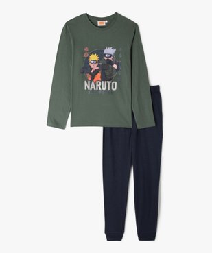 Pyjama bicolore avec motif manga garçon - Naruto vue1 - NARUTO - GEMO