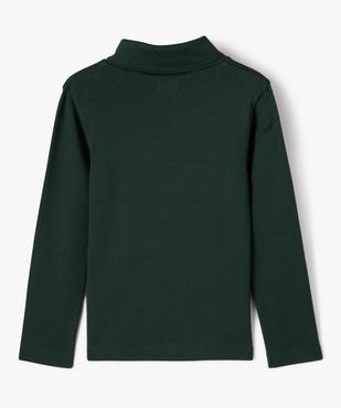 Tee-shirt col roulé imprimé garçon vue3 - GEMO 4G GARCON - GEMO