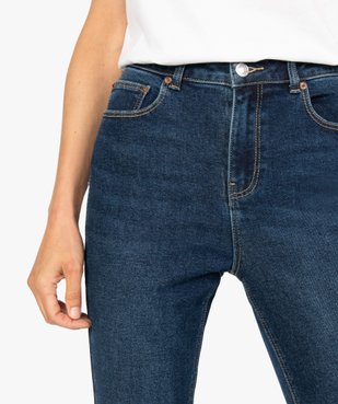 Jean femme en stretch coupe Skinny taille haute vue5 - GEMO(FEMME PAP) - GEMO