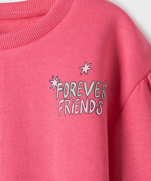 Sweat imprimé à manches bouffantes bébé fille vue2 - GEMO 4G BEBE - GEMO