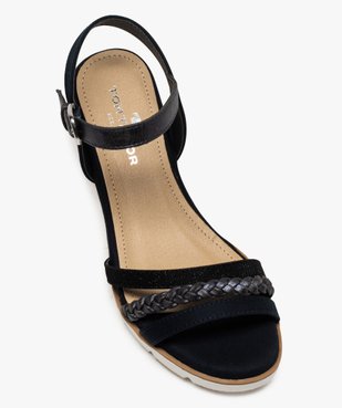 Sandales femme à talon compensé fantaisie - Tom Tailor vue5 - TOM TAILOR - GEMO