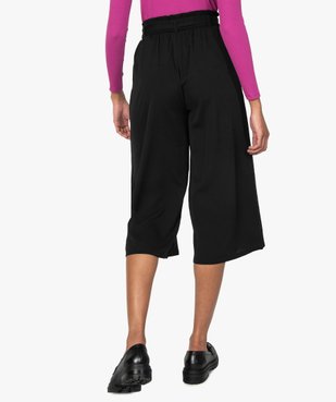 Pantacourt femme large vue3 - GEMO(FEMME PAP) - GEMO