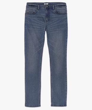 Jean homme coupe Straight légèrement délavé vue4 - GEMO 4G HOMME - GEMO