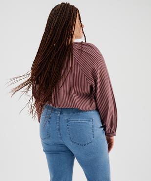 Blouse manches longues avec col boutonné femme grande taille vue4 - GEMO (G TAILLE) - GEMO
