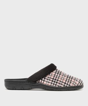 Chaussons mules dessus velours et fourrure imitation femme vue1 - G'FLEX GEMO FOR GOOD - GEMO