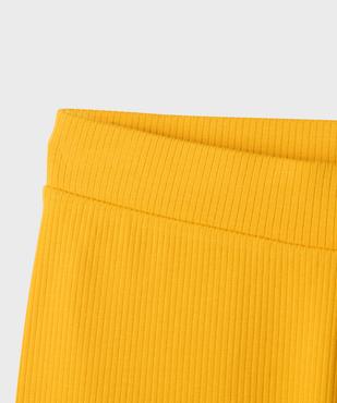Cycliste en maille côtelée extensible fille vue2 - GEMO (ENFANT) - GEMO