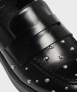 Mocassins avec clous métalliques sur semelle plateforme femme - Follow Me vue7 - FOLLOW ME - GEMO
