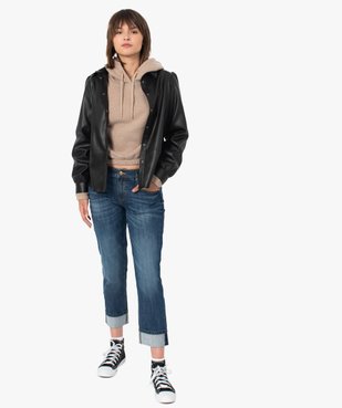 Jean femme coupe large coloris délavé vue5 - Nikesneakers(FEMME PAP) - Nikesneakers