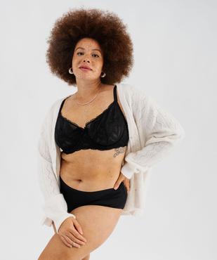 Soutien-gorge emboitant à armatures femme grande taille vue3 - GEMO(HOMWR FEM) - GEMO