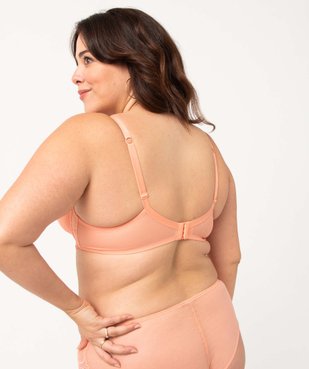Soutien-gorge grande taille à armatures et coques fines vue2 - GEMO(HOMWR FEM) - GEMO