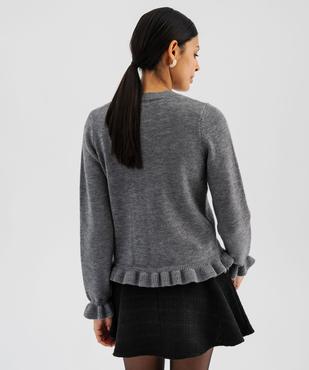 Gilet avec finitions froncées femme vue3 - GEMO(FEMME PAP) - GEMO