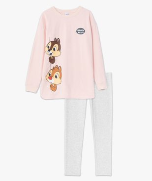 Pyjama femme bicolore avec motif Disney vue4 - DISNEY DTR - GEMO