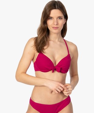 Haut de maillot de bain femme à armatures bretelles multipositions vue1 - GEMO (PLAGE) - GEMO