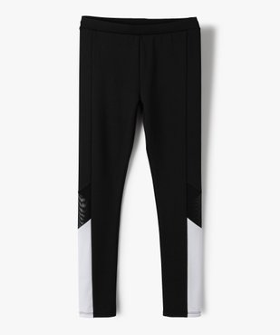 Leggings de sport fille avec bas contrastant vue1 - GEMO (JUNIOR) - GEMO