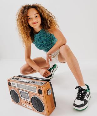 Débardeur court en maille côtelée fille vue6 - GEMO (JUNIOR) - GEMO