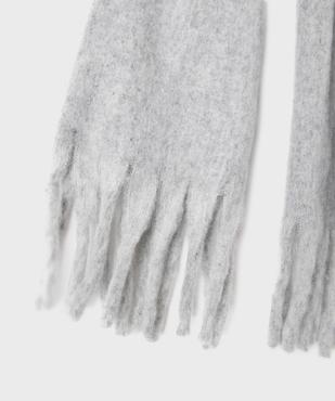 Écharpe moelleuse et douillette à franges femme vue2 - GEMO 4G FEMME - GEMO