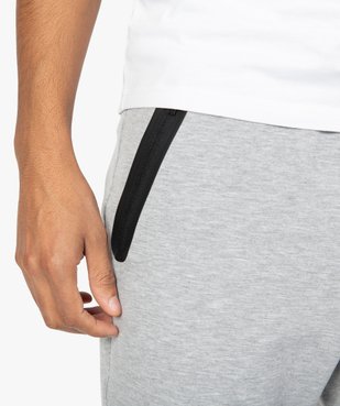 Bermuda homme en maille à taille élastiquée vue5 - GEMO (HOMME) - GEMO