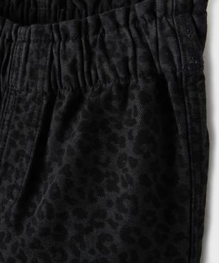 Jean Straight à taille élastique fille vue4 - GEMO 4G FILLE - GEMO