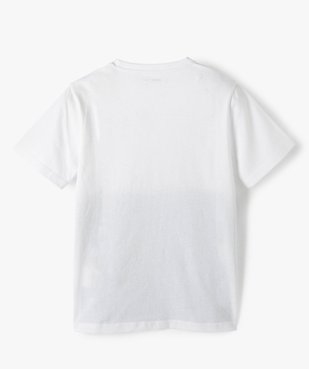 Tee-shirt garçon à manches courtes avec message vue4 - GEMO (ENFANT) - GEMO