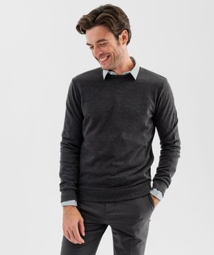 Sweat avec intérieur molletonné homme vue4 - GEMO 4G HOMME - GEMO