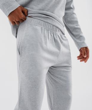 Pyjama long uni homme vue4 - GEMO(HOMWR HOM) - GEMO