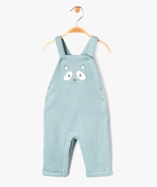 Salopette en molleton imprimé bébé vue2 - GEMO(BB COUCHE) - GEMO