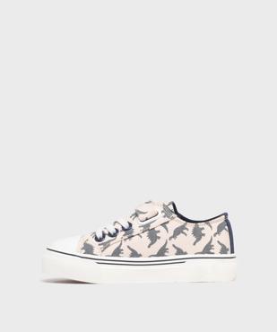 Baskets en toile à motifs dinosaures garçon - 5 Miles vue3 - 5 MILES GEMO FOR GOOD - GEMO