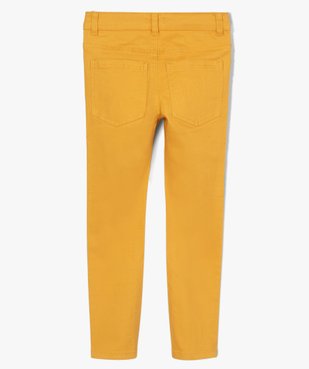 Pantalon garçon coupe skinny en toile extensible vue4 - GEMO (ENFANT) - GEMO