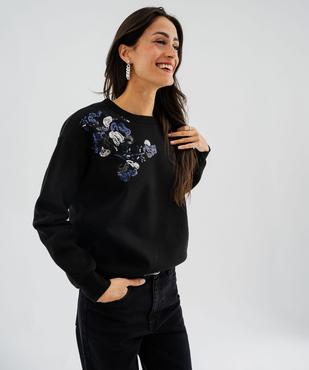 Sweat à motifs sequins femme vue1 - GEMO(FEMME PAP) - GEMO