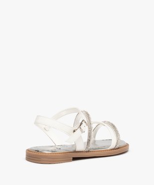Sandales fille à fines brides et à strass vue4 - GEMO (ENFANT) - GEMO