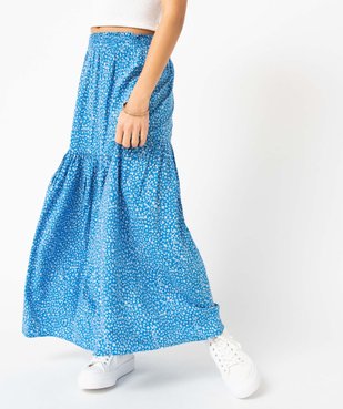 Jupe femme imprimée longueur mollet vue1 - GEMO(FEMME PAP) - GEMO