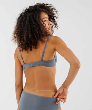 Soutien-gorge corbeille à armatures et bonnets moulés en microfibre vue5 - GEMO 4G FEMME - GEMO